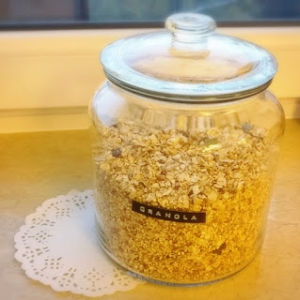 Granola de aveia e quinoa