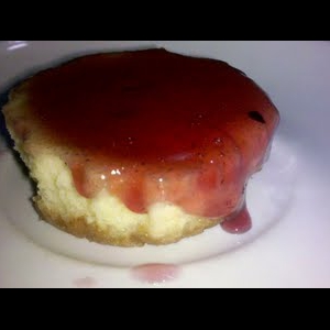 Mini Cheesecake com calda de geléia de amora e a receita do amor