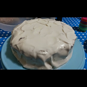 Guiness Cake com cobertura de Queijo Creme e Natas