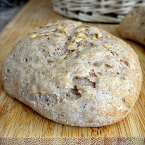 Pão de mistura com sementes