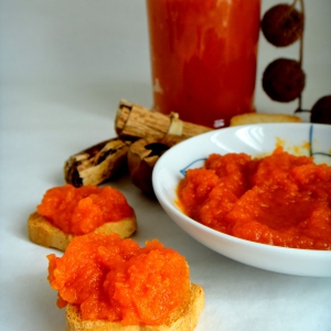 Compota de cenoura para 18º edição do Dia Um...Na Cozinha!
