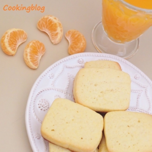Biscoitos de polenta e tangerina