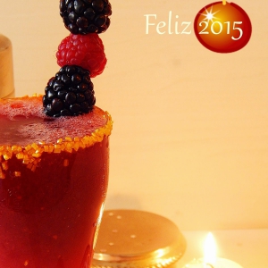 Cocktail de Amoras com sabor a "2015" !! Feliz Ano Novo !!