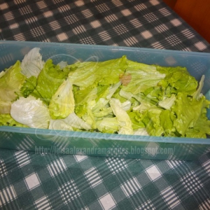 Alface pronta para Salada