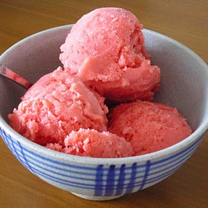 frozen yogurt de morango