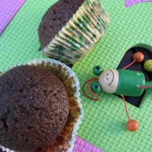 Muffins Fofos de Chocolate e Canela