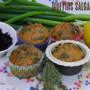 Muffins Salgados de Algas