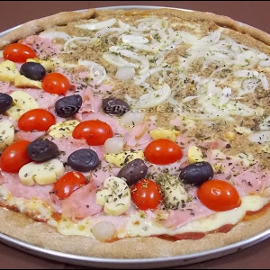 Pizza com Massa Integral