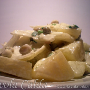 Salada de Batata com Cebola, Ervilha