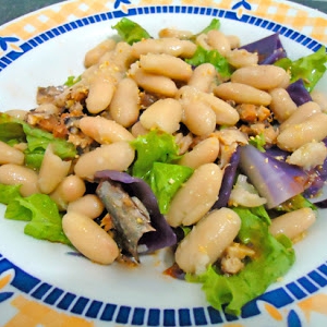 Salada de Sardinha com Feijão Branco