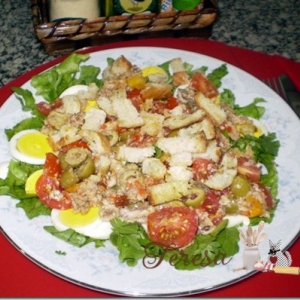 Salada Crocante de Sardinha