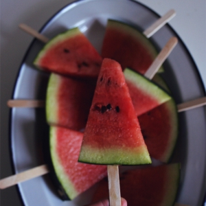 Pops de melancia/ Watermelon pops