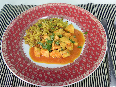 Curry Kerala de Frango e Coco