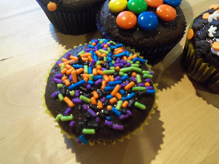 Primeira tentativa - Cupcake (ou bolinhos?!) para o Halloween