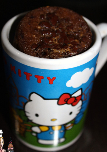 Bolo da caneca de café e chocolate ♥♥♥