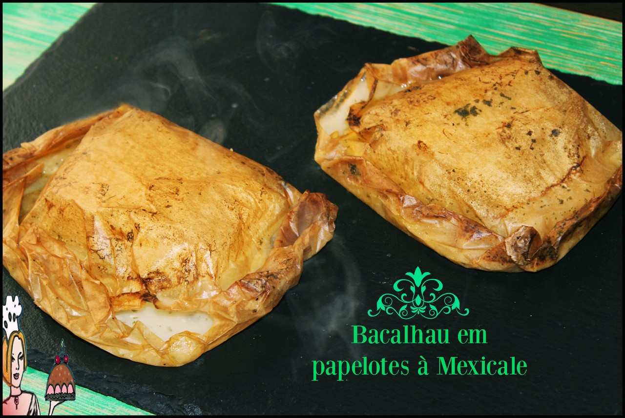Bacalhau em papelotes à Mexicale ♥♥♥