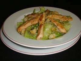 Caesar Salad com frango...