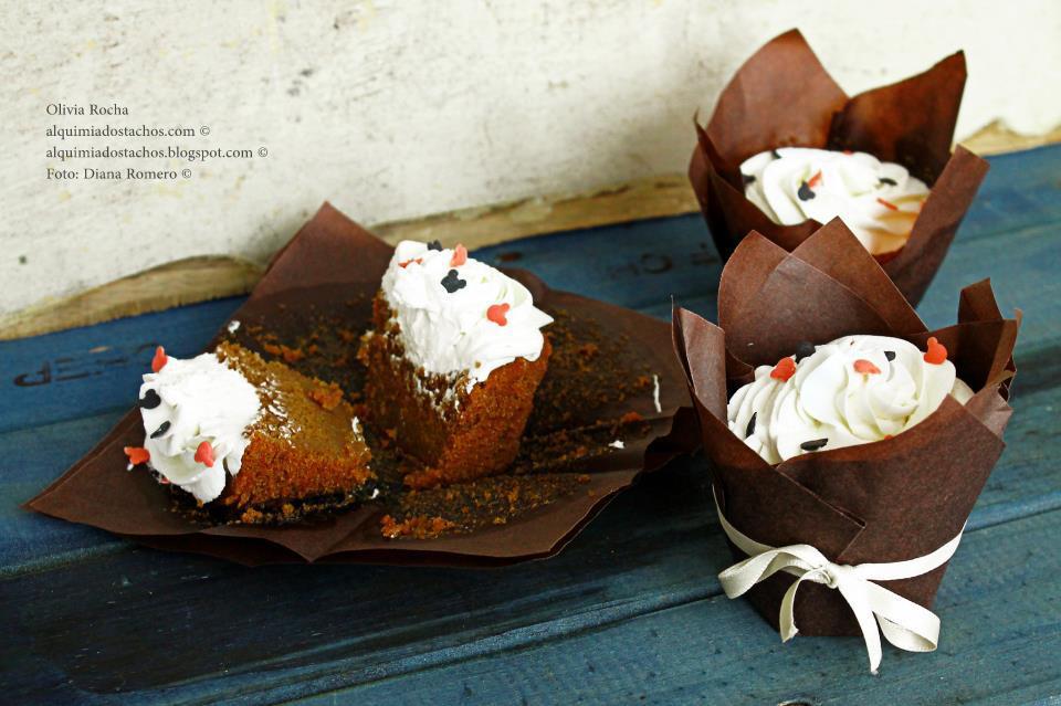 Pumpkin Cupcakes / Cupcakes de Abóbora