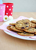 Cookies com gotas de chocolate amargo e branco - sobre cozinheiros magrinhos e cookies idem