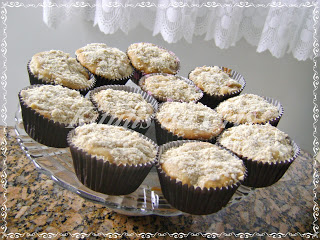 Muffins de Maçã com Farofa Crocante