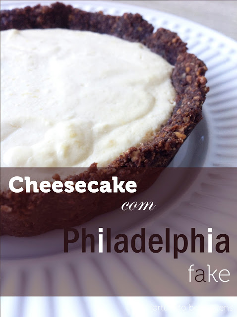 Cheesecake com Philadelphia fake