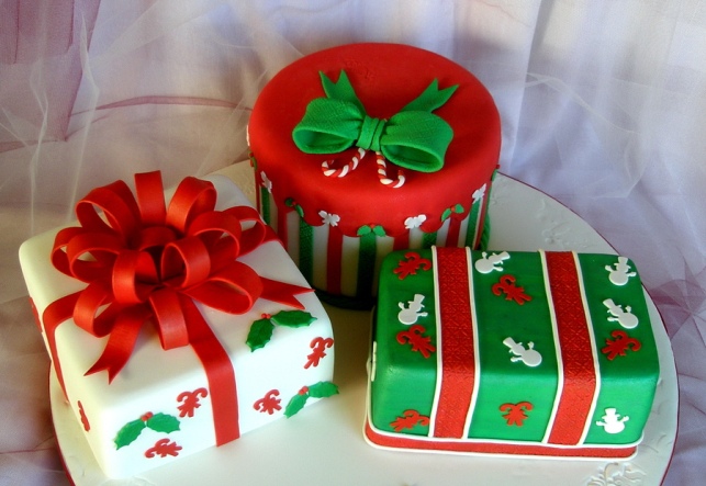 Ideias decoração bolos para o Natal