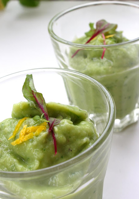 Creme de Abacate e Pepino - Green cold soup