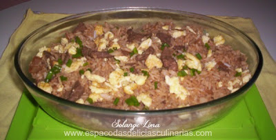 Arroz à Chop Suey (arroz com shoyo): repaginada