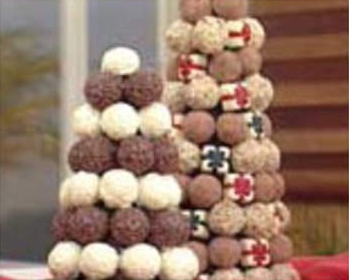 Árvore de Natal com Bombons de Chocolate