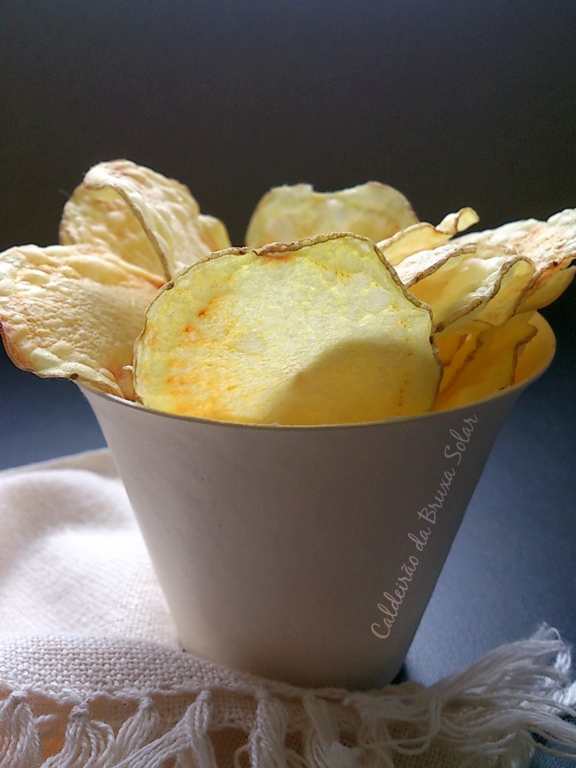 Batatas chips sem fritura e um comunicado importante