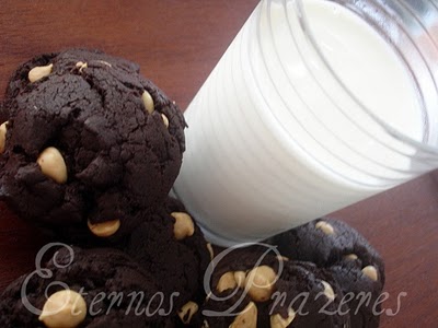 Intense Chocolate Cookies, by Nigella