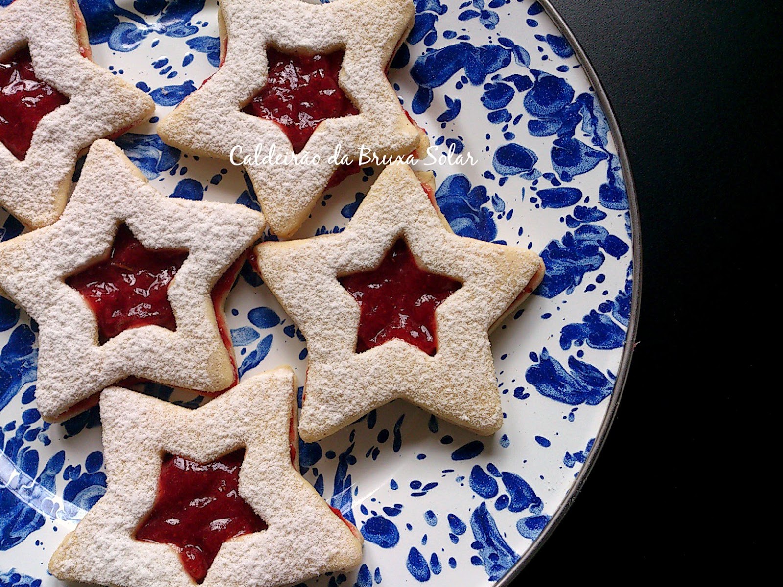 Estrelas de biscoitos (recheados)