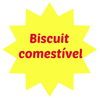 Biscuit comestível