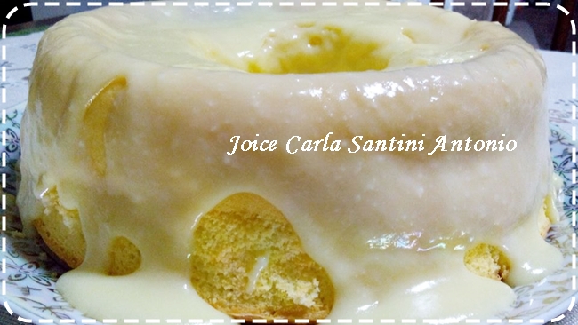 Bolo de limão e leite de coco, de Joice Carla Santini Antonio