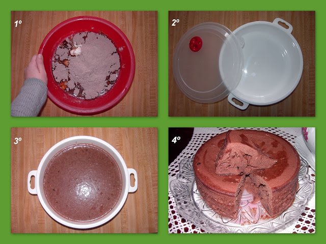Na Cozinha com os Amigos III : Vanda (Bolo de Chocolate Infalível no Microondas)
