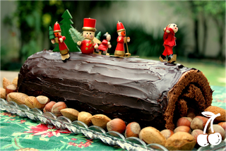 DESAFIO: Um Bouche de Noel de Chocolate para desejar Feliz Natal a todos!!!!