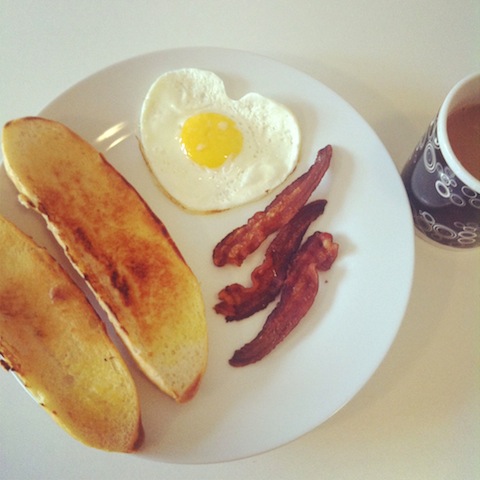 Café da manhã com amor