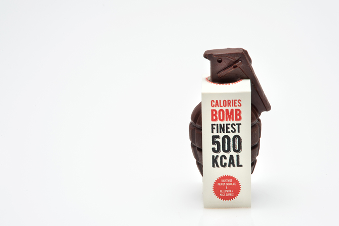 Calories bomb: a verdadeira bomba de chocolate