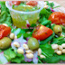Salada de Rúcula com Tomates Assados e Molho de Mel e Limão