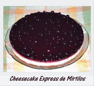 Cheesecake Express de Mirtilos