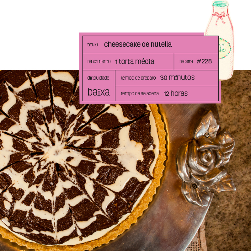 cheesecake de nutella – o chef e a chata