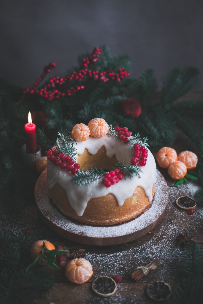 Bolo de Natal de clementina e coco // Clementine and coconut Christmas cake
