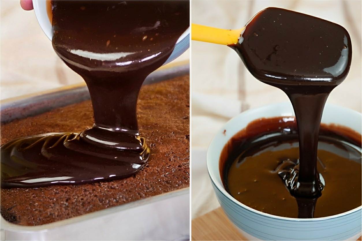 Cobertura de chocolate pra bolo sem leite condensado muito cremosa e fácil de fazer