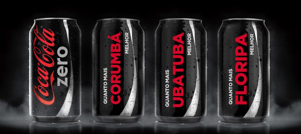 Coca Zero coloca destinos turísticos nas latas mas …