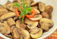 Cogumelos Paris Salteados (vegana)