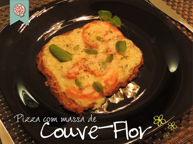 Pizza com massa de Couve-Flor!