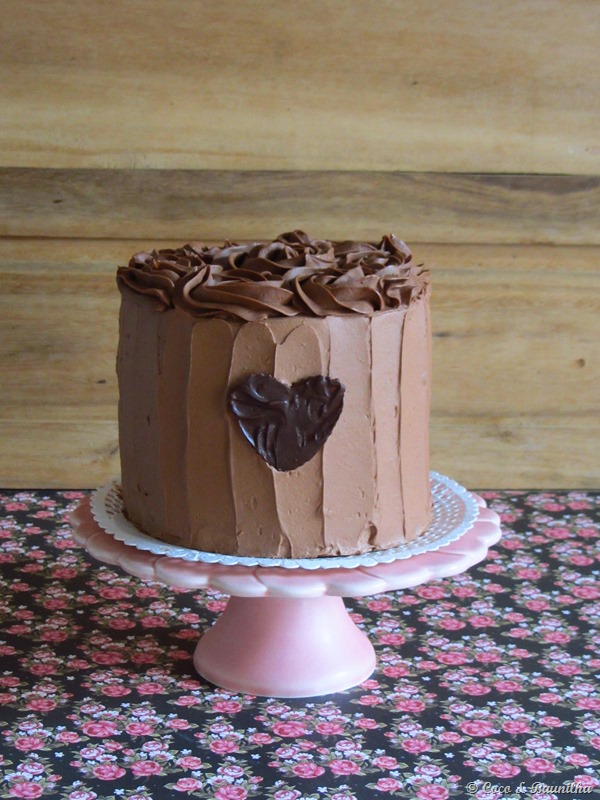 Chocolate ombre layer cake