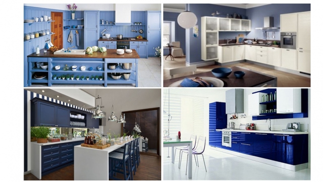 Cozinhas coloridas (azul, verde, roxo, rosa)! Imagens para inspirar!