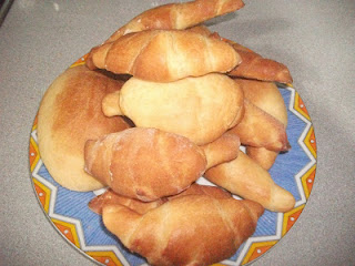 Croissants e pãezinhos