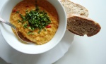 Red lentil soup / Sopa de lentilhas vermelhas